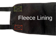 Close up of fleece lining in Horse High Visibility Leg Gear.
