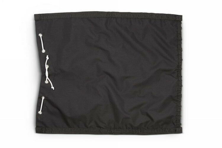 Back view of empty Hanging Hay PIllow slow feeder bag.. 