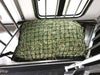 Manger Hay Pillow Horse Trailer Hay Bag attached inside slant load manger horse trailer.