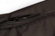 Close up of zipper closure in Manger Hay Pillow Horse Trailer Hay Bag.