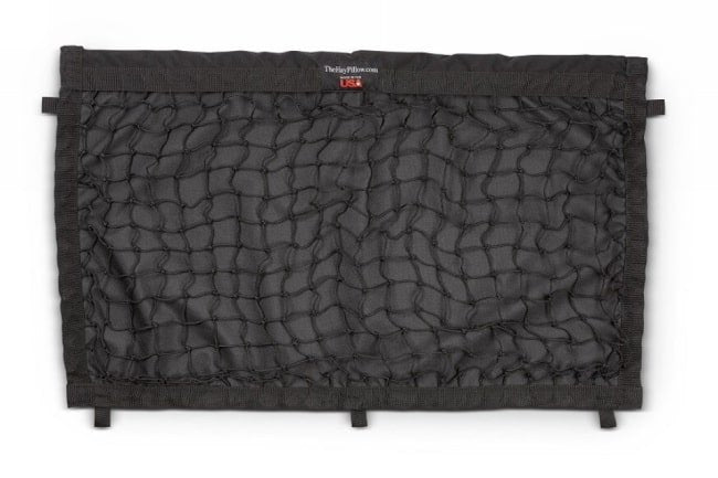 Front view of empty Manger Hay Pillow Horse Trailer Hay Bag 1 3/4" mesh size.