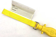 Blank emergency infomation flap of ManeStay Equine Emergency ID Tag.