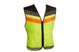Front view of Reflective High Visibility Riders Vest.