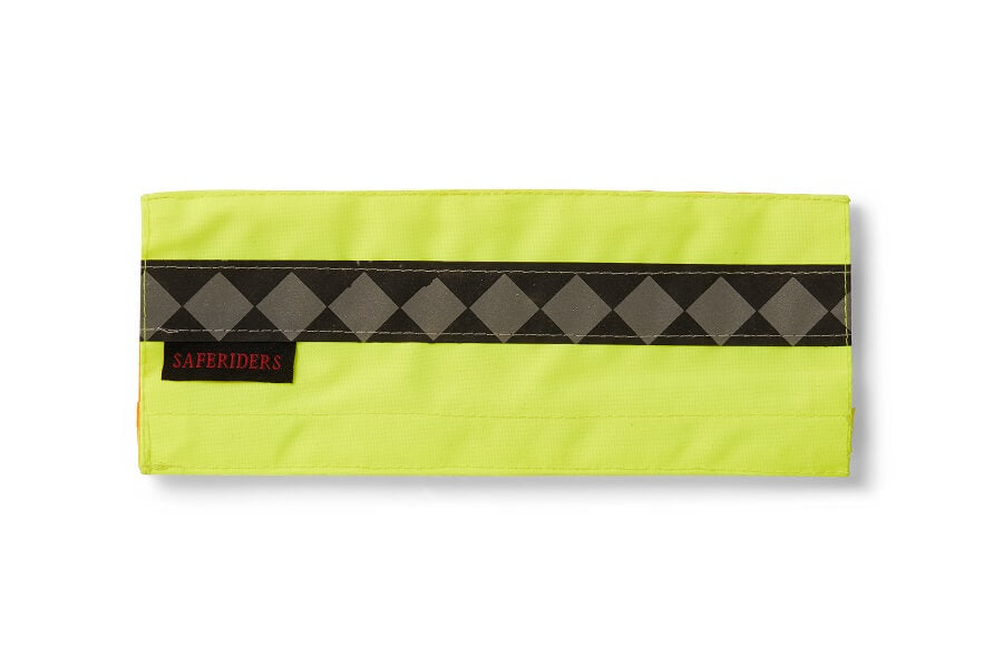 Neon yellow side of Horse High Visibility Nose Band.