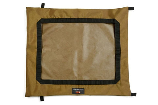 Front of empty Version II Standard Hay Pillow slow feed hay bag. 